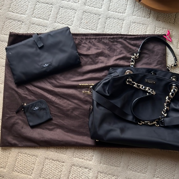 Black Kate Spade Diaper Bag
